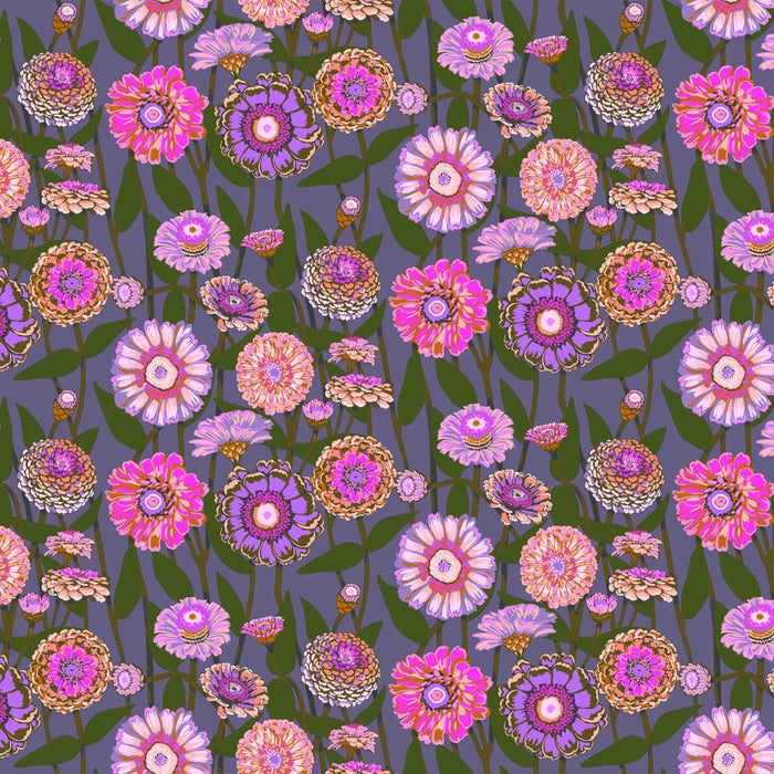Jumpstart Zinnia Show MAUVE AMT131-82V by Anna Maria Priced per 25 Cm.