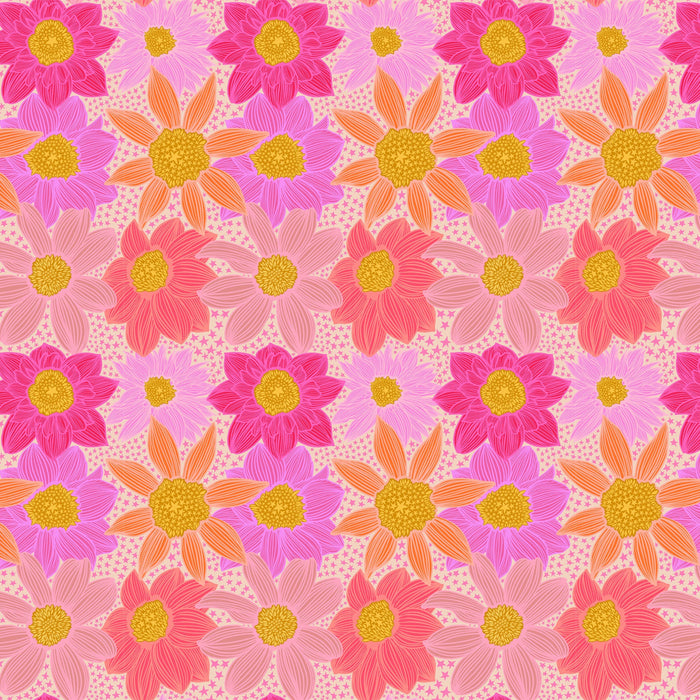 Jumpstart Stars and Stripes PINK  AMT132-23L by Anna Maria Priced per 25 Cm.