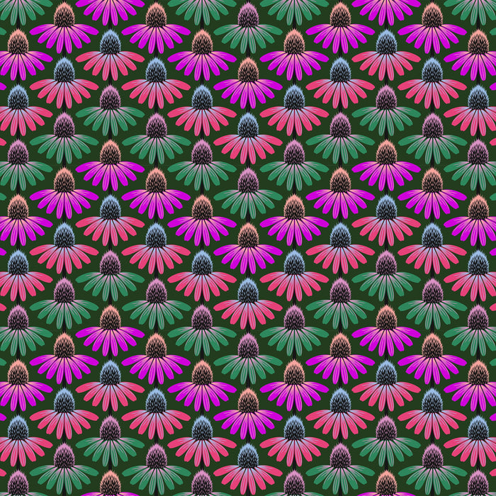 Perennial Borders AMT136-78L Echinacea Rythmn FOREST by Anna Maria Priced per 25 Cm.