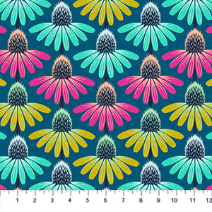 Perennial Borders AMT136-86C Echinacea Rythmn PARADE by Anna Maria Priced per 25 Cm.