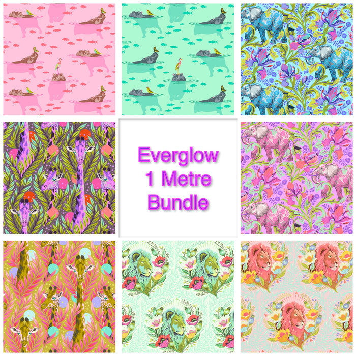 *Everglow designed by Tula Pink 1 Metre Bundle