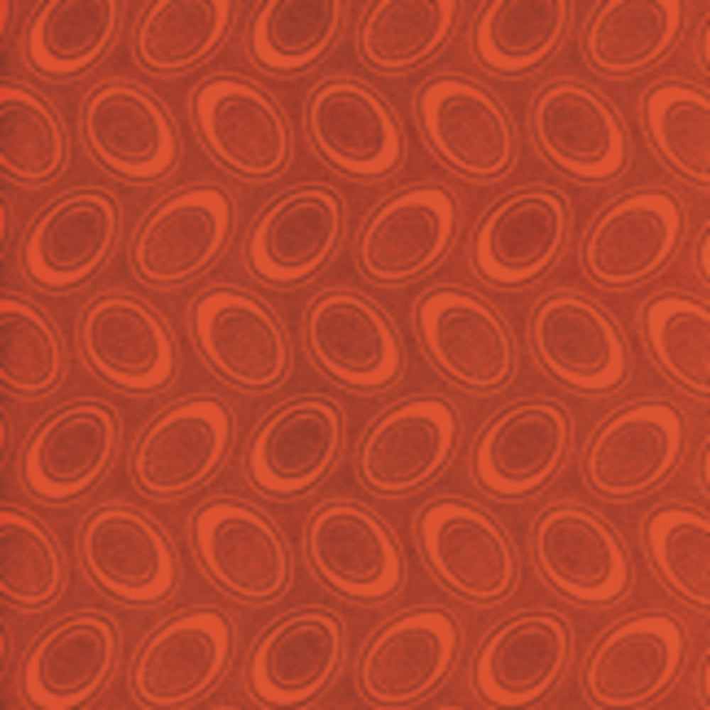 KFC Aboriginal Dot ORANGE GP71.Priced per 25cm