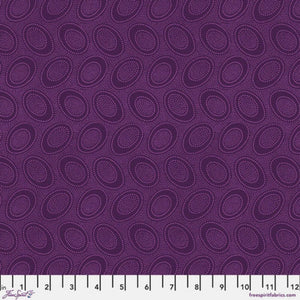 KFC Aboriginal Dot PLUM GP71.Priced per 25cm