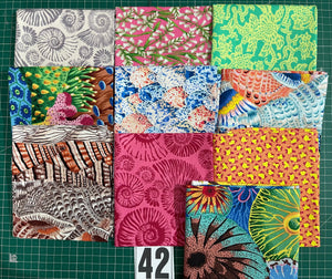 Kaffe Fassett Collective Collection Fat Quarter Bundle - 10 Metric Fat Quarters