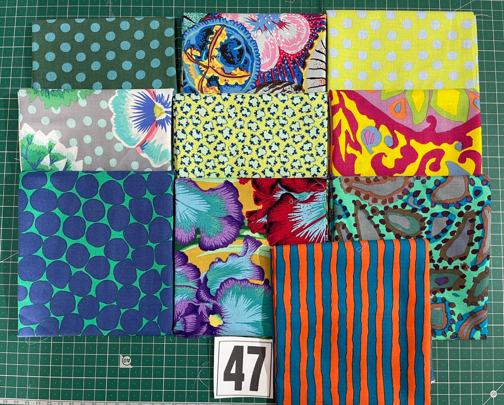 Kaffe Fassett Collective Collection Fat Quarter Bundle - 10 Metric Fat Quarters