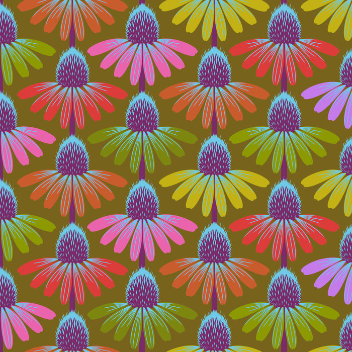 Echinacea Glow AUTUMN by Anna Maria Horner PWAH149.Priced per 25cm