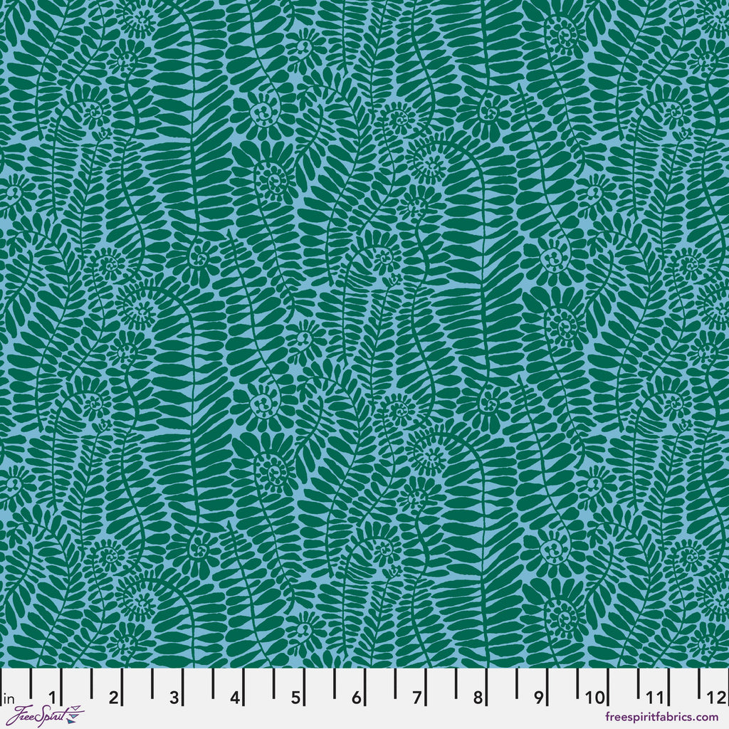 *Pre Order KFC Feb 2025 Sm Fronds TURQUOISE PWBM098 Priced per 25cm - due Feb/March 2025