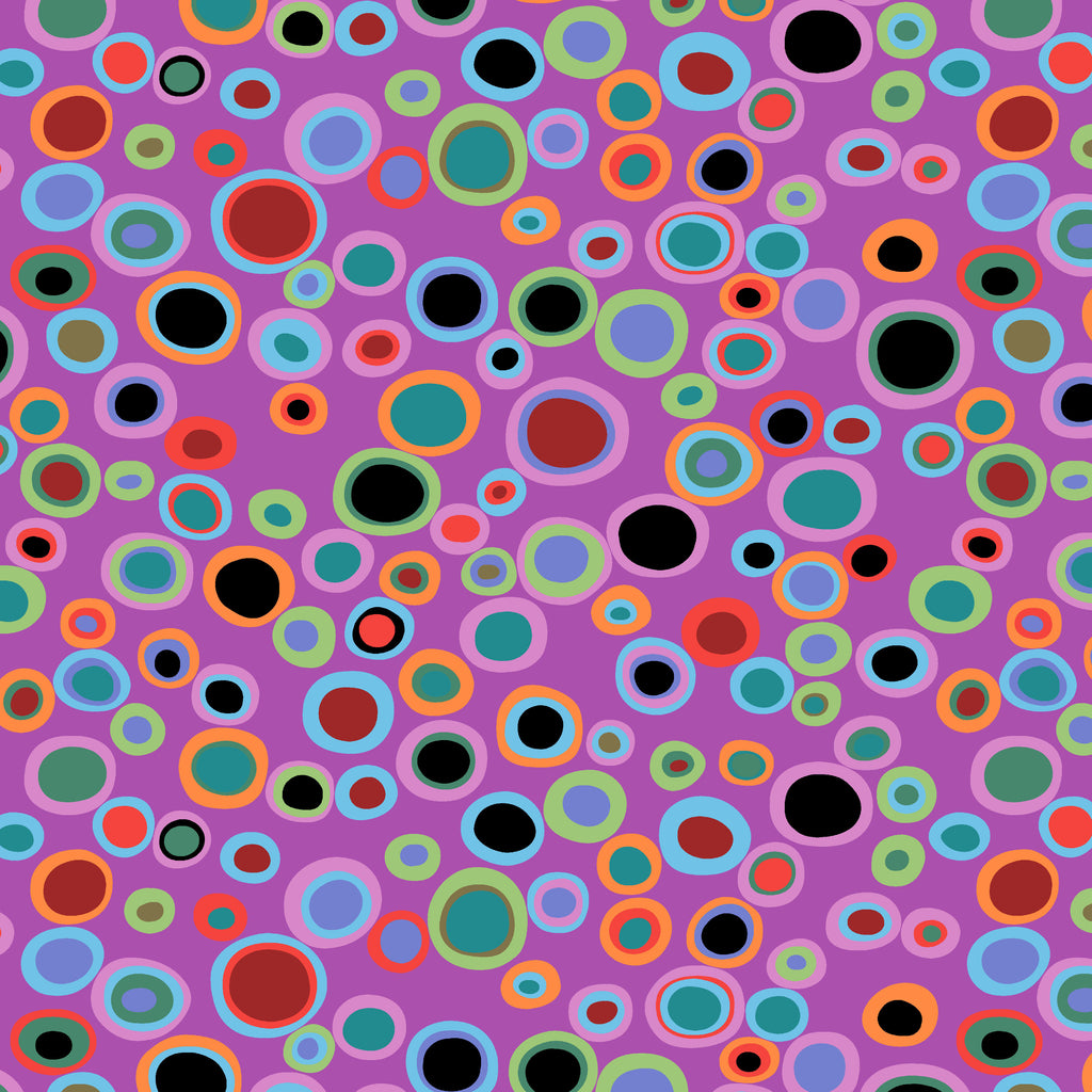 KFC Bubbles PLUM PWGP015 ARCHIVES.Priced per 25cm