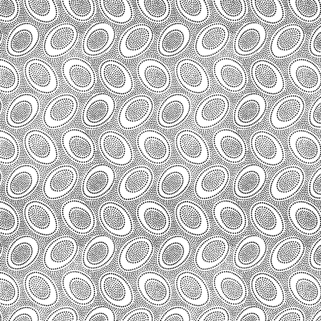 KFC Aboriginal Dot WHITE PWGP071 Aug 2026 Priced per 25cm