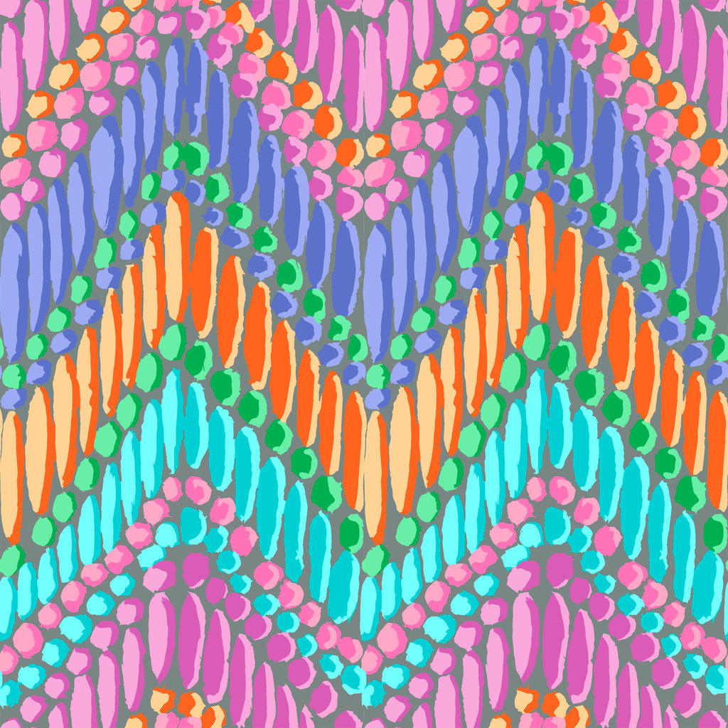 KFC Beaded Curtain GREY PWGP191.*LAST CHANCE Priced per 25cm