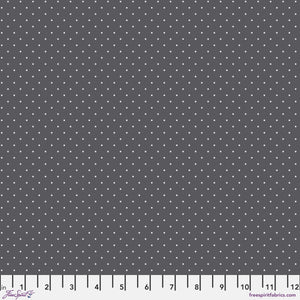 *Pre Order GRAYWORK TRUE COLORS PWTP185.CARBON Tiny Dots.Priced per 25cm - Due Oct/Nov