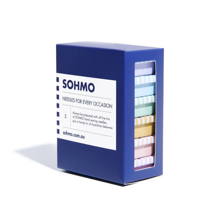 SOHMO - Needles for Every Occasion: Australian Beeswax + Easy Thread Needles + Embroidery Needles + Milliner Needles + Sharps Needles + Tapestry Needles