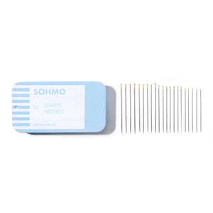SOHMO needle case with needles on a white background