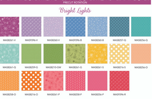 Maywood Studios Kimberbell Basics BRIGHT LIGHTS Fat Quarter Bundle 20 FQ's