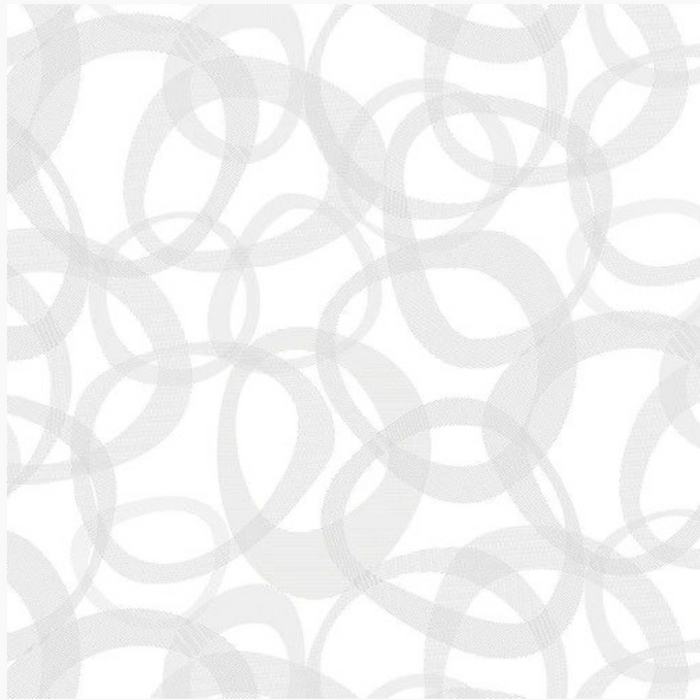 **Studio E White Transparencies BQ4526 108" / 270 cms Priced Per 50 Cm.