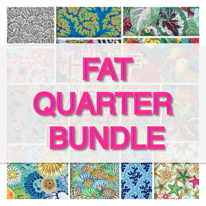 *TREASURE ISLAND by Philip Jacobs (SNOW LEOPARD)- FAT QUARTER BUNDLE