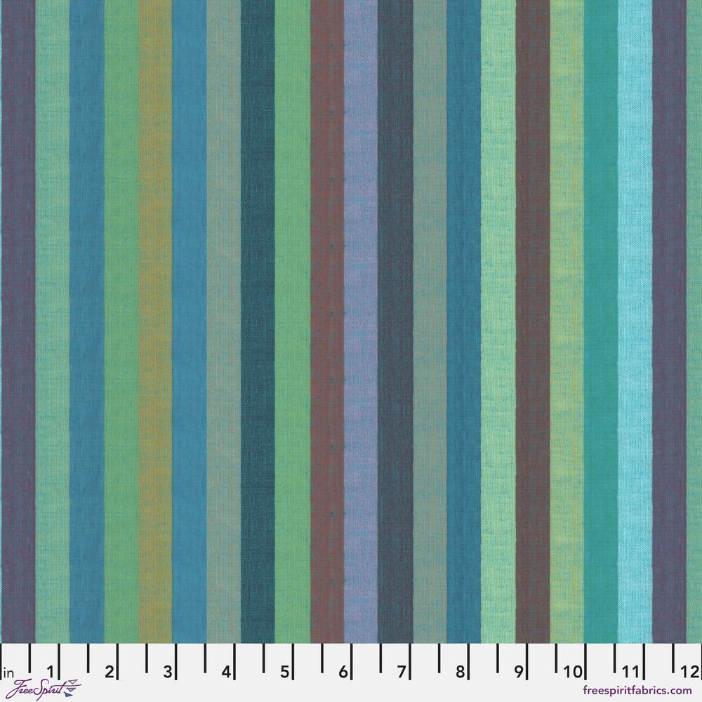 *Pre Order Kaffe WSGP003.AZURE Broad Stripe.Priced per 25cm - due March/April 2025