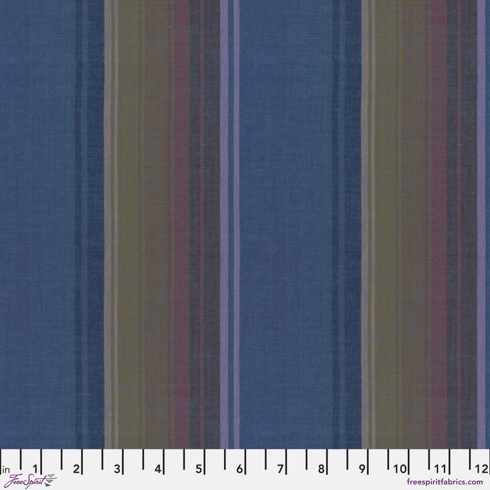 *Pre Order Kaffe WSGP004.DENIM Exotic Stripe..Priced per 25cm - due March/April 2025