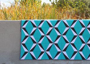 Quadrant Court Quilt Pattern: Paper Pattern