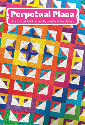 Perpetual Plaza Quilt Pattern: Paper Pattern.