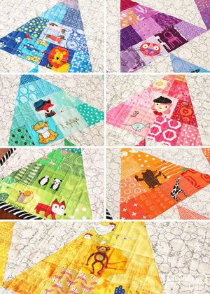 Clay Court Quilt Pattern: Paper Pattern