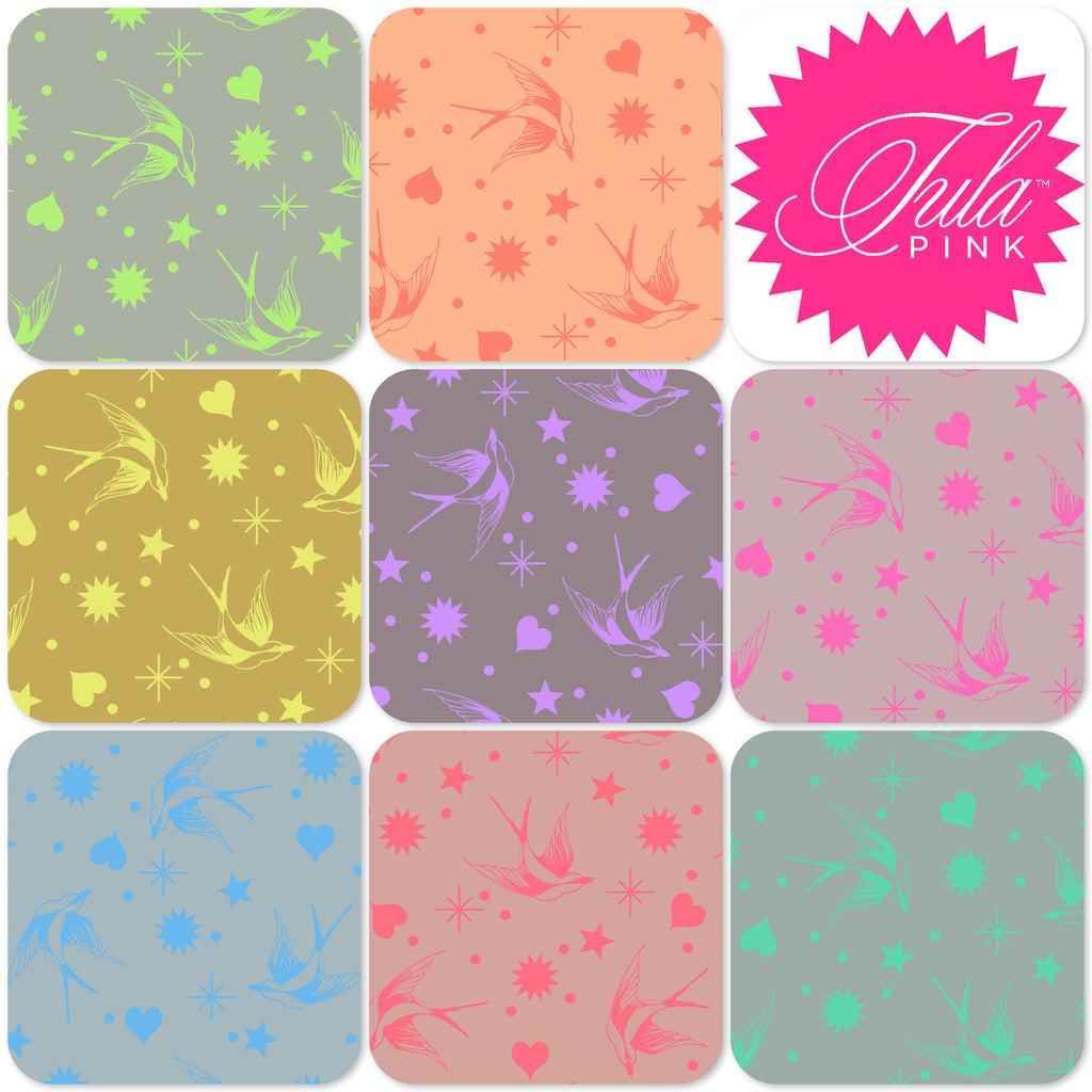 *Neon True Colors by Tula Pink - One Metre bundle Fairy Flakes