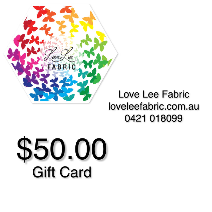 Love Lee Fabric Gift Card