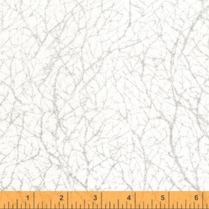 Windham Diamond Dust Metallic Texture SNOW 51394-43 Priced per 25cm.