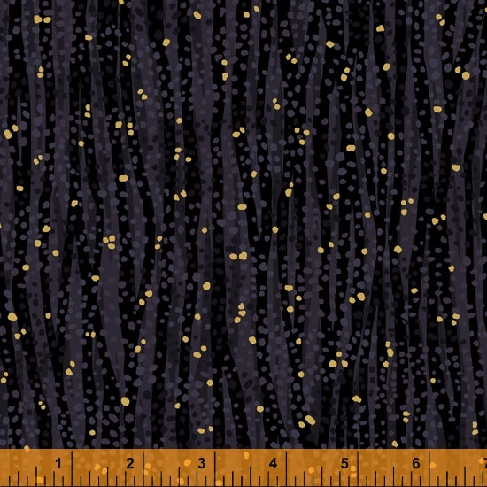 DEWDROP by Whistler Studios 52495M-17 Lava Cotton / metallic embellished.Priced per 25cm