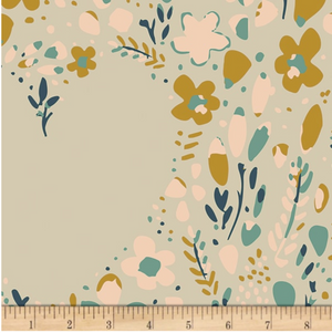 Garden Dreamer  Love Garden Calm BORDER PRINT.Priced per 25cm