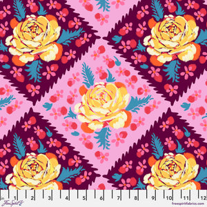 FLUENT Rose Tile - Plum by Anna Maria PWAH191.Priced per 25cm