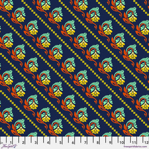 FLUENT Tilt - Navy by Anna Maria PWAH192.Priced per 25cm