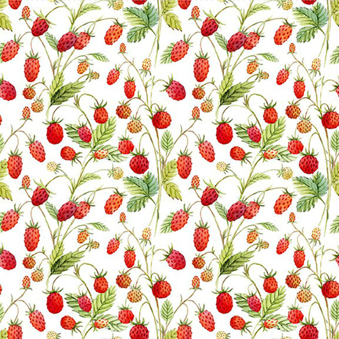 Hedgehog Hollow by Jason Yenter 8HH-1 Wild Strawberry.Priced per 25cm