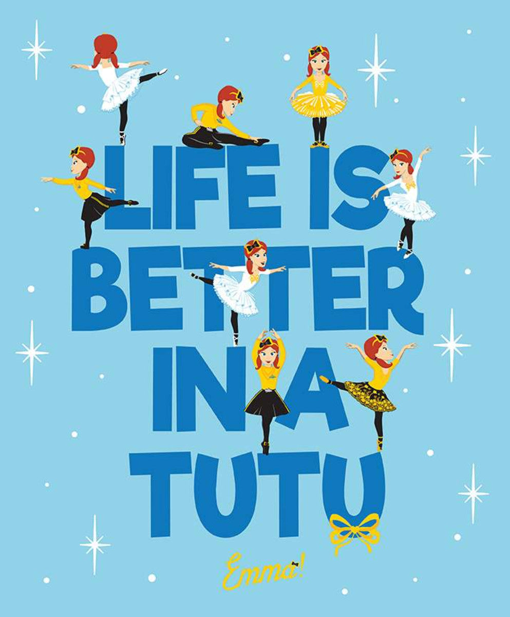 Emma Life is Better in a TuTu Blue Panel - The Wiggles