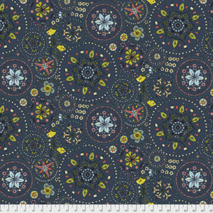 Land Art by Odile Bailloeul Fairy Circles - Navy PWOB019.Priced per 25cm
