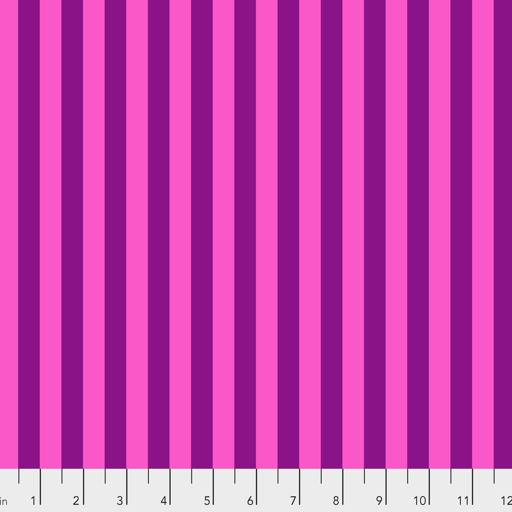 Tula Pink True Colors - Tent Stripe - FOXGLOVE  PWTP069 - Priced per 25cm