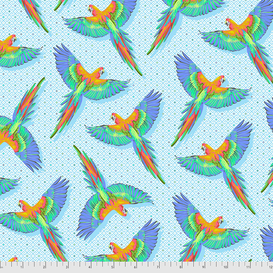 Daydreamer - Macaw Ya Later - Cloud - PWTP170. Priced per 25cm