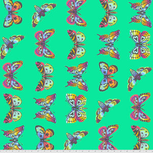 Daydreamer - Butterfly Hugs - Lagoon -  PWTP171. Priced per 25cm