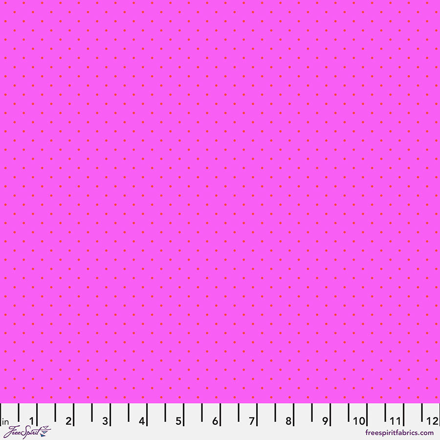 Tiny Dots & Stripes by Tula Pink - DOTS THISTLE - PWTP185. Priced per 25cm