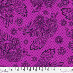 Nightshade (Déjà Vu) Raven Lace OLEANDER PWTP207.Priced per 25cm