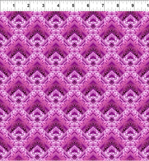 Unicorns by Jason Yenter 10UN 1, MAGENTA LACE.Priced per 25cm