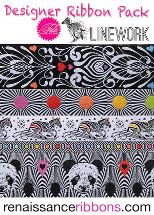 Renaissance Ribbon Pack Linework by Tula Pink
