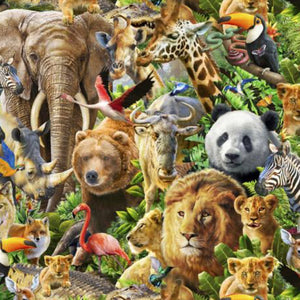 ARTWORKS XIV PACKED ANIMALS  27519 -X.Priced per 25Cm