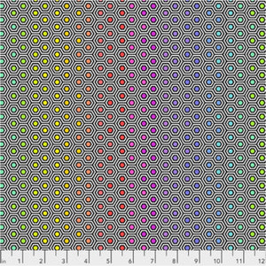 Linework -True Colors Hexy Rainbow - BLACK PWTP151 - Priced per 25cm
